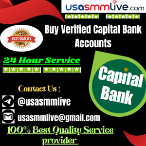 Buy Verified Capital Bank Accounts
