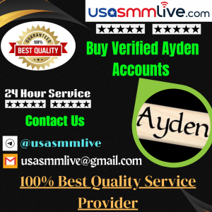 Buy Verified Ayden Accounts