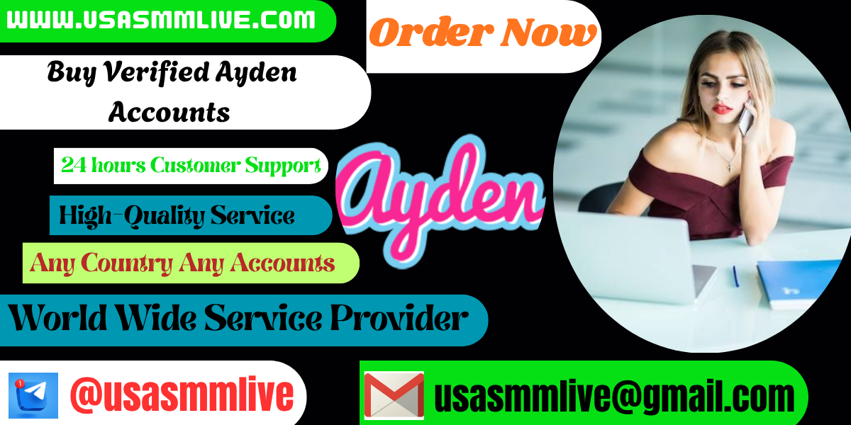 Buy Verified Ayden Accounts