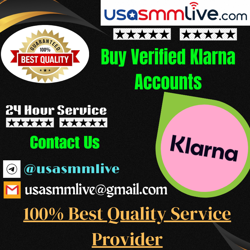 Buy Verified Klarna Accounts