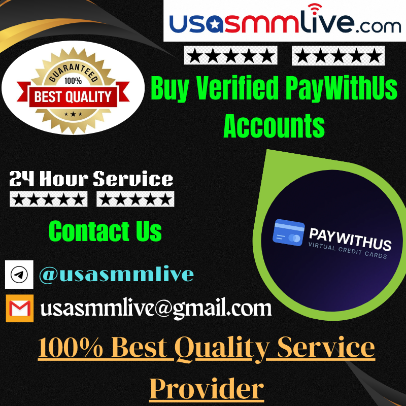 Buy Verified PayWithUs Accounts